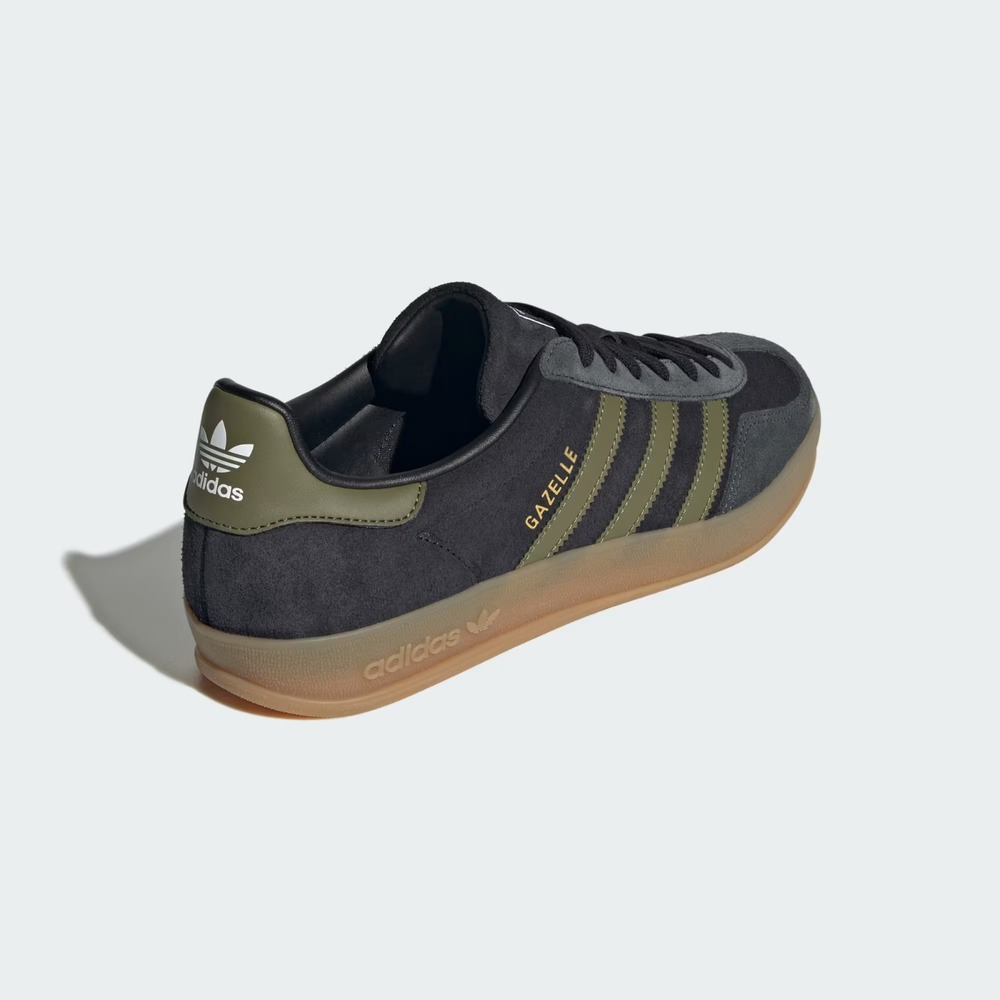7M / 8W - [NEW]‎ Men's adidas Gazelle Indoor Shoes 'Black' JQ8399 - Picture 5 of 8